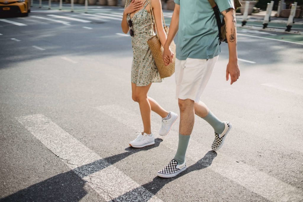 Walkability at crosswalk