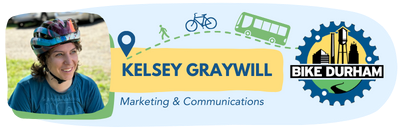 a picture of Kelsey Graywill with her title of Marketing & Communications