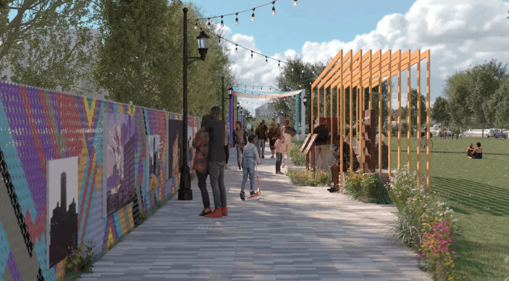 a rendering of bailey park