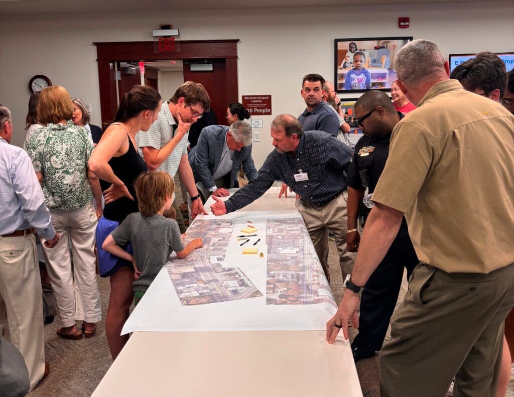 community members provide input on the east main street proposed changes at the meeting